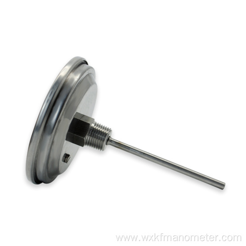 high temperature industrial bimetal thermometer